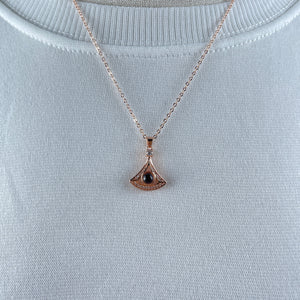 Custom Photo Projection Necklace - Mystic Eye Charm 32 14acxx140325 - Necklace - GoDuckee