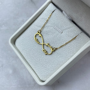 Personalized Name Necklace- Infinity Love Charm 15 16acxx140325 - Necklace - GoDuckee