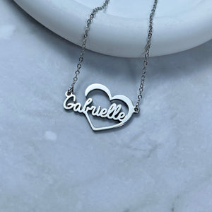 Personalized Name Necklace - Heartfelt Charm 08 13acxx140325 - Necklace - GoDuckee