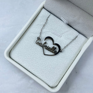 Personalized Name Necklace - Heartfelt Charm 08 13acxx140325 - Necklace - GoDuckee