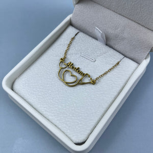 Personalized Name Necklace - Earpiece Tubing Charm 11 20acxx140325 - Necklace - GoDuckee