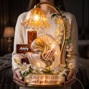 Trust In God Acrylic Light Box, Personalized Gift For Christians Girl 01qhti300626 - Light Box - GoDuckee