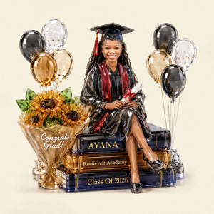 Graduation Memory Acrylic Plaque - Personalized Custom Photo Gifts For Graduations 01NATI120526