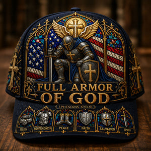 Armor Of God Classic Cap - Personalized Gifts For Christians 01pati190626 - Caps - GoDuckee