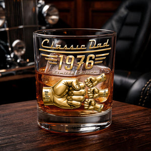 Timeless Dad Round Glass - Personalized Gifts For Dads 02NATI200526 - Glass - GoDuckee