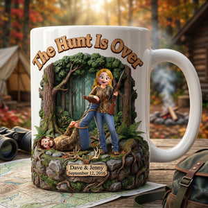 Hunting Couple Coffee Mug - Personalized Gifts For Couple 01huti300526 - Coffee Mug - GoDuckee