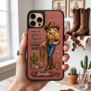 Cowgirl Leather Flip Wallet Phone Case - Personalized Gifts For Cowgirl 02nati020626 - Phone Case - GoDuckee
