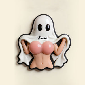 Naughty Ghost Anti-collision Acrylic Fridge Magnet Personalized Gifts For Couple 01HUTI220626