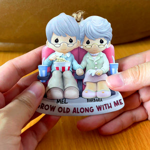I Want To Grow Old With You - Personalized Movie Old Couple Ornament - Christmas Tree Decor - Ornament - GoDuckee