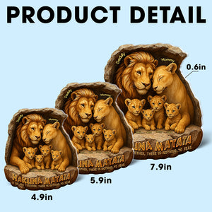 Dad Bump Plaque - Personalized Gift For Father 03XQLU170425 - Shaped Plaques - GoDuckee