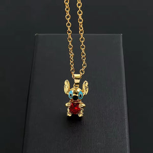 Cute Cartoon Necklace 02acxx020425 Love Heart Pendant - Necklace - GoDuckee