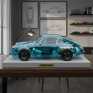 Sport Car Anatomy Acrylic Plaque - Personalized Gifts For Car Lovers 01KILU271125 - Shaped Plaques - GoDuckee