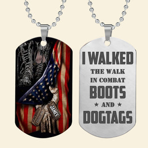 Personalized Gifts For Veteran Dog Tag Necklace 03hudc290624 - Necklace - GoDuckee