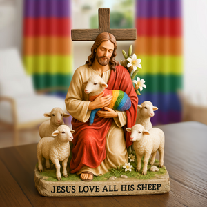 LGBT Jesus Supporter Acrylic Plaque - Gifts For LGBT+ 05HUPU130525 - Shaped Plaques - GoDuckee