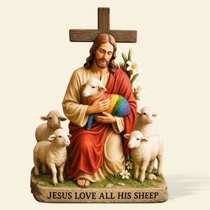 LGBT Jesus Supporter Acrylic Plaque - Gifts For LGBT+ 05HUPU130525 - Shaped Plaques - GoDuckee