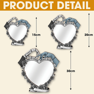 Spooky Couple Personalized Wall Hanging Mirror Gifts For Couple 03OHLU220725-Homacus