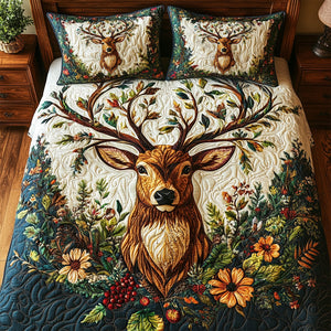 Gifts For Deer Lovers Quilt Bedding Set 02TGDT200125 - Blanket - GoDuckee