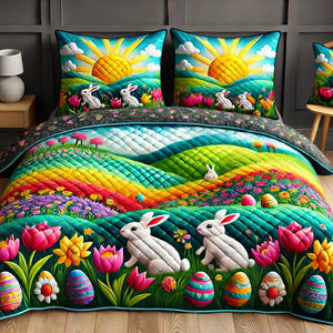 Rabbit Quilt Bedding Set Special Line 04TODT160125 - Blanket - GoDuckee