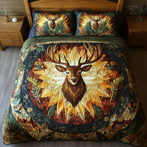 Gifts For Deer Lovers Quilt Bedding Set 02TGDT200125 - Blanket - GoDuckee