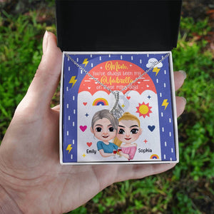 Mom You 've Always Been My Umbrella On Those Rainy Days-Personalized Alluring Beauty Necklace- Gift For Mom- Mom Necklace - Jewelry - GoDuckee