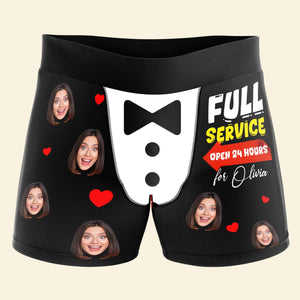Personalized Custom Photo Funny Gifts For Him Men's Boxers 02TOLU211224 - Boxer Briefs - GoDuckee