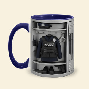 Police Coffee Accent Mug - Personalized Gifts For Police Officers 06kilu221225 - Coffee Mug - GoDuckee