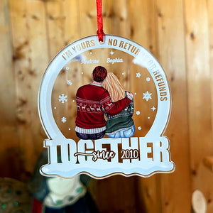 I'm Your No Returns Or Refunds Personalized Custom Shape Ornament, Gift For Couple - Ornament - GoDuckee