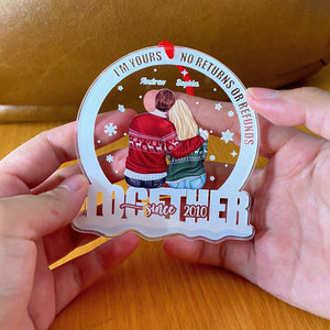 I'm Your No Returns Or Refunds Personalized Custom Shape Ornament, Gift For Couple - Ornament - GoDuckee