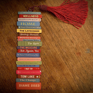 Custom Title Book Spine Bookmarks - Personalized Gifts For Book Lovers and Readers - Bookmarks - GoDuckee