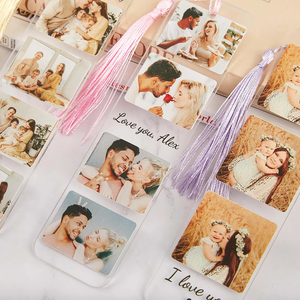 Custom Photo Bookmark With Colorful Tassel - Personalized Book Lover Gifts - Bookmarks - GoDuckee