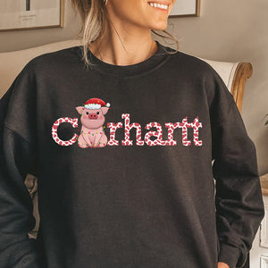Pig-Personalized Shirt-Gift For Pig Lover-Christmas Gift-01acxx161023 - Shirts - GoDuckee