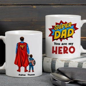 Dad 04HUDT170423TM Personalized White Mug - Coffee Mug - GoDuckee