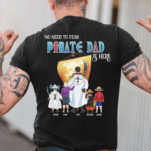 Personalized Gifts For Mom Shirt No Need To Fear Pirate Mom Is Here 03HUPU030424PA - 2D Shirts - GoDuckee