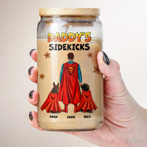 Personalized Gifts For Dad Glass Can 02NAPU050424PA Father's Day - Drinkware - GoDuckee