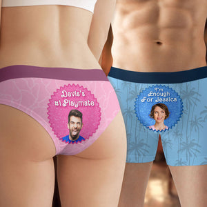 Personalized Gifts For Men & Women Boxer Briefs I'm Enough 01OHTI090124 - Boxer Briefs - GoDuckee