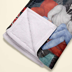 Personalized Gifts For Couple, Horror Couple Blanket 01TODC160724PA - Blanket - GoDuckee