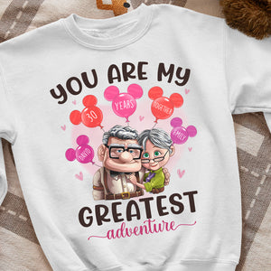 You Are My Greatest Adventure- Personalized Shirt-Gift For Couple- Old Couple Shirt-05dnqn080423 - Shirts - GoDuckee