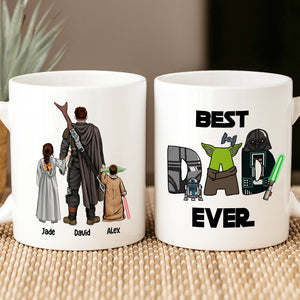 The Best Dad Gift Father's Day 04HUHN240423HH White Mug - Coffee Mug - GoDuckee