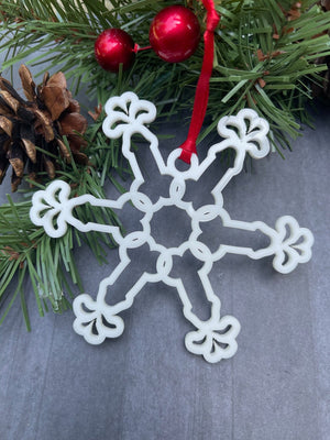 Personalized Gifts For Husband Christmas Ornament Penis Dick Snowflake - Ornament - GoDuckee