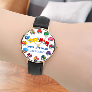 Personalized Gift For Mom Watch, Pokemommy & Little Ones Mother's Day 01OHLU260325 - Men's Watch - GoDuckee