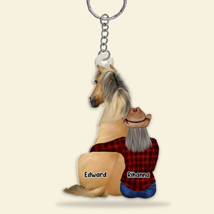 Personalized Gifts For Horse Lovers Keychain 03qhhu171224tm - Keychains - GoDuckee
