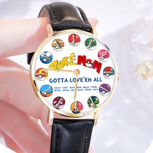 Personalized Gift For Mom Watch, Pokemommy & Little Ones Mother's Day 01OHLU260325 - Men's Watch - GoDuckee