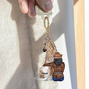 Personalized Gifts For Horse Lovers Keychain 03qhhu171224tm - Keychains - GoDuckee