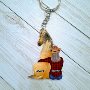 Personalized Gifts For Horse Lovers Keychain 03qhhu171224tm - Keychains - GoDuckee