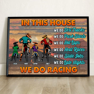 Personalized Gift For Motocross Family Canvas Print We Do Racing 03TOTI080124TM - Poster & Canvas - GoDuckee
