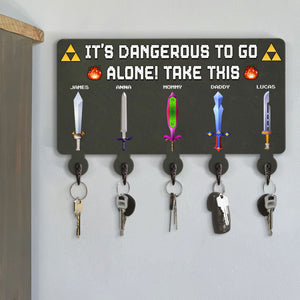 Personalized Gifts For Family Wood Key Hanger 01ohti060624 - Wood Sign - GoDuckee