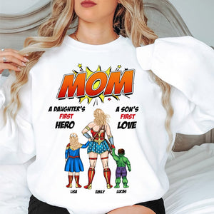 Personalized Gifts For Mom & Dad Shirt First Love 01HUTI220124PA - 2D Shirts - GoDuckee