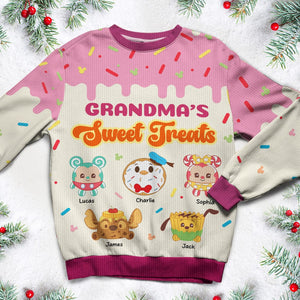 Personalized Christmas Gifts For Grandma Ugly Sweater 02kati271124 - AOP Products - GoDuckee