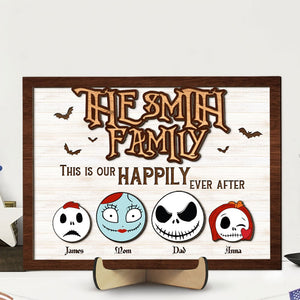 Personalized Gifts For Family Wood Sign This Is Our Happily Ever After 01OHTI060224 - Wood Signs - GoDuckee