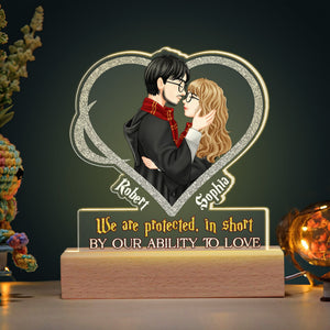 Personalized Gifts For Couple LED Light By Our Ability To Love 02OHTI160224PA - Led Lights - GoDuckee